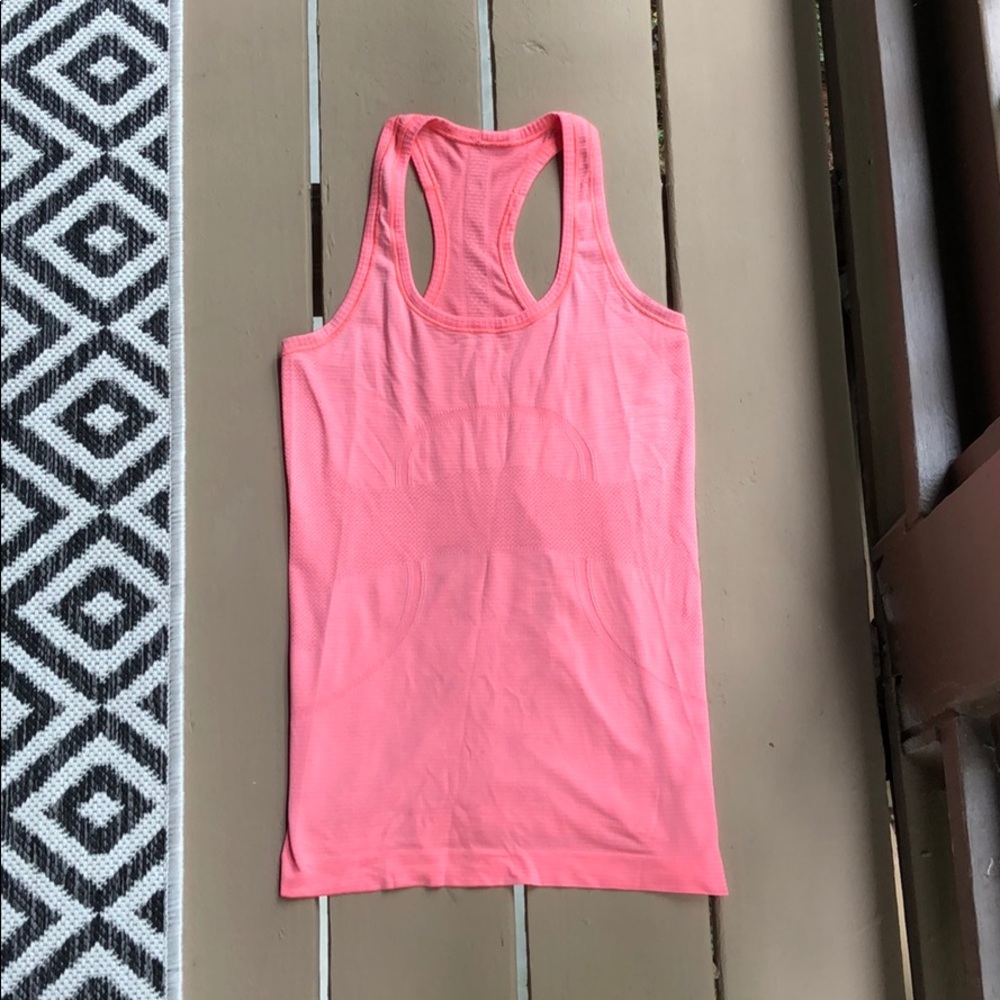 bright pink, soft lululemon tank